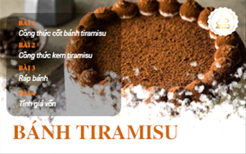 KHÓA HỌC LÀM BÁNH TIRAMISU
