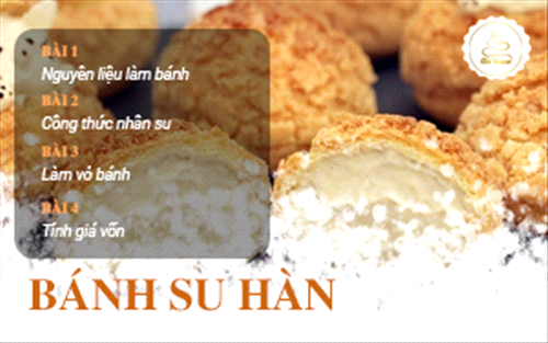 KHÓA HỌC LÀM BÁNH SU HÀN